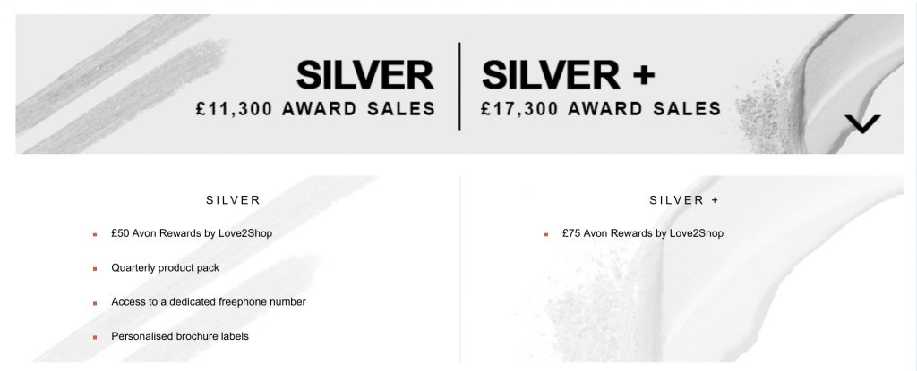 Avon Presidents Club 2018 Silver Level