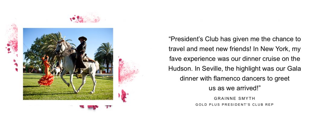 Avon Presidents Club 2018 Top Reps Trip