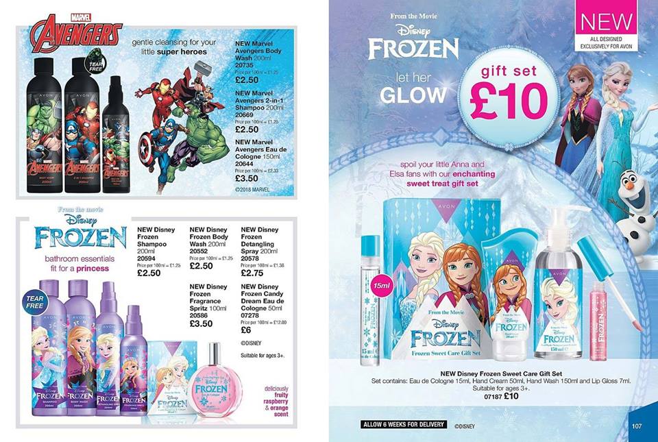Avon Campaign 18 2018 UK Brochure Online - Frozen Gift Set