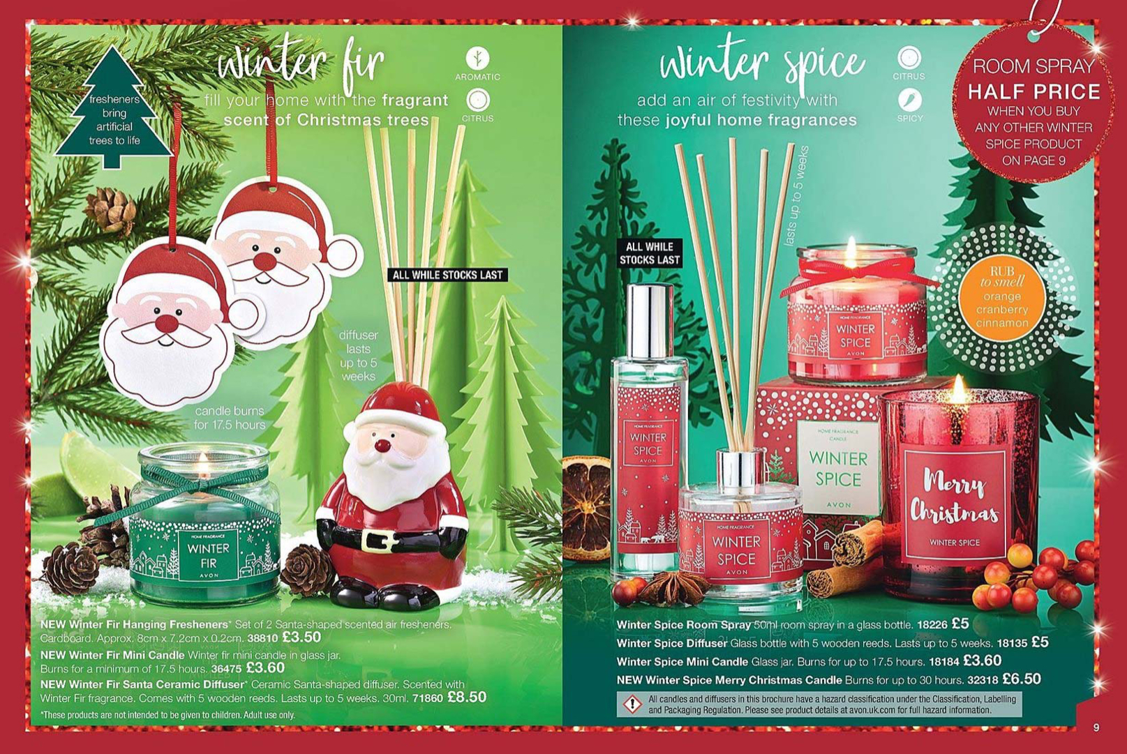 Avon Uk Brochure 1 2019 Christmas Candles