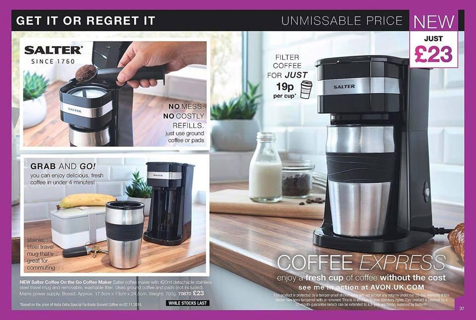 Avon Campaign 3 2019 UK Brochure Online - Salter coffee machine