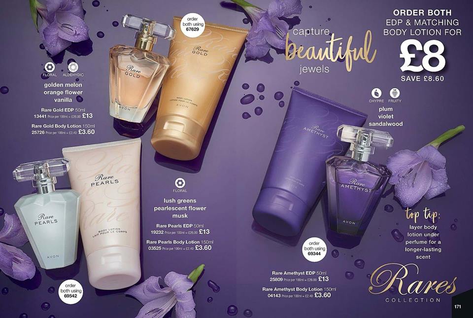 Avon Campaign 3 2019 UK Brochure Online - Rare Gold, Rare Pearls, Rare Amethyst