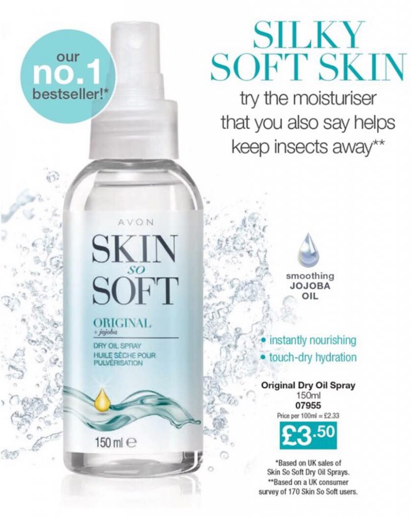 Avon Campaign 4 2019 UK Brochure Online - skin so soft dry oil spray