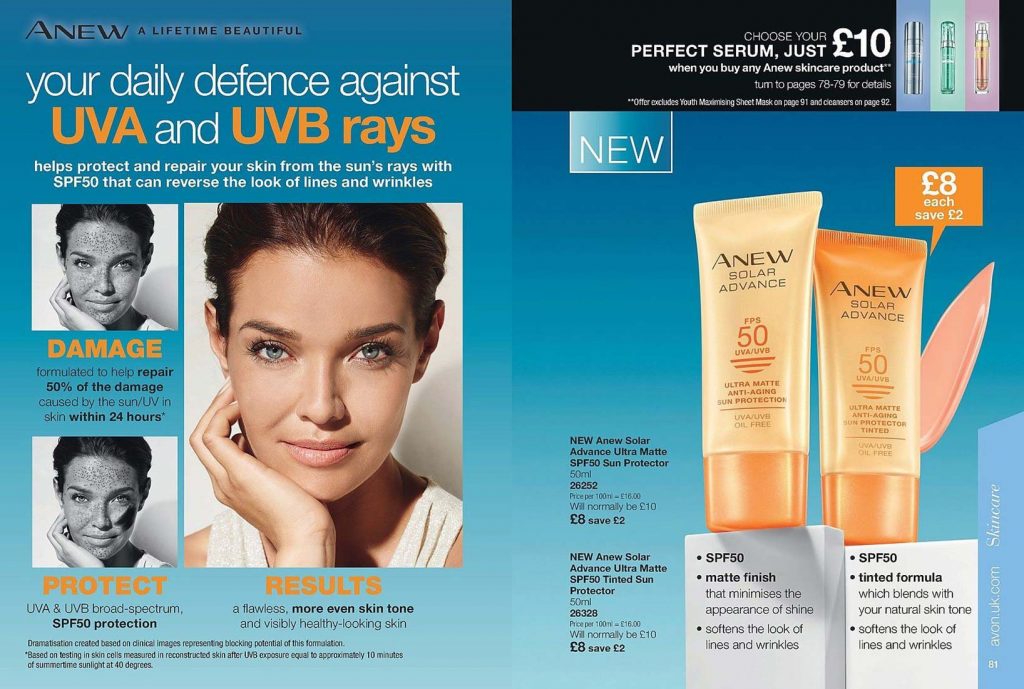 Avon Campaign 6 2019 UK Brochure Online - Avon Anew solar advance