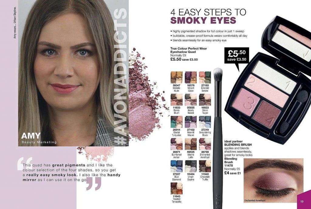 Avon Campaign 11 2019 UK Brochure Online - four steps to smoky eyes