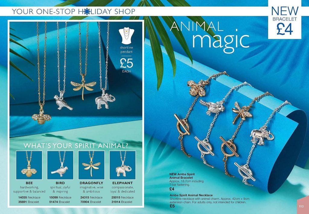 Avon Campaign 11 2019 UK Brochure Online - ambra spirit animal bracelet