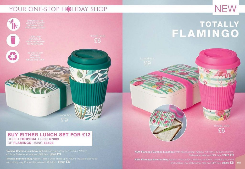 Avon Campaign 11 2019 UK Brochure Online - tropical lunch boxes as seen on Love Island