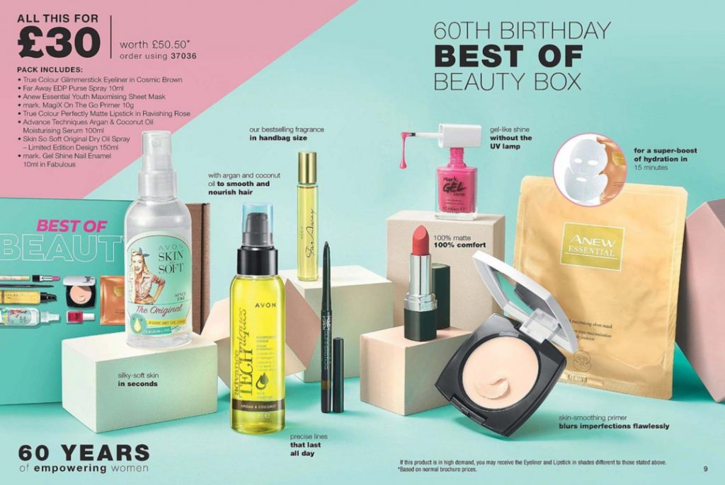 Avon Campaign 12 2019 UK Brochure Online - 60th Birthday Box