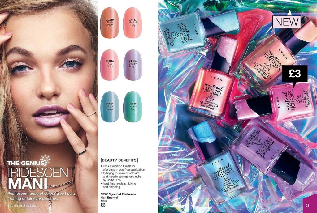 Avon Campaign 8 2019 UK Brochure Online - nail enamel