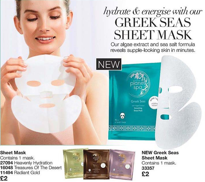 Avon Campaign 8 2019 UK Brochure Online - sheet masks