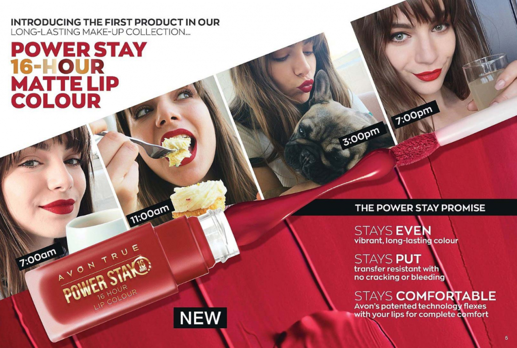 Avon Campaign 15 2019 UK Brochure Online - Power Stay Matte Lip Colour