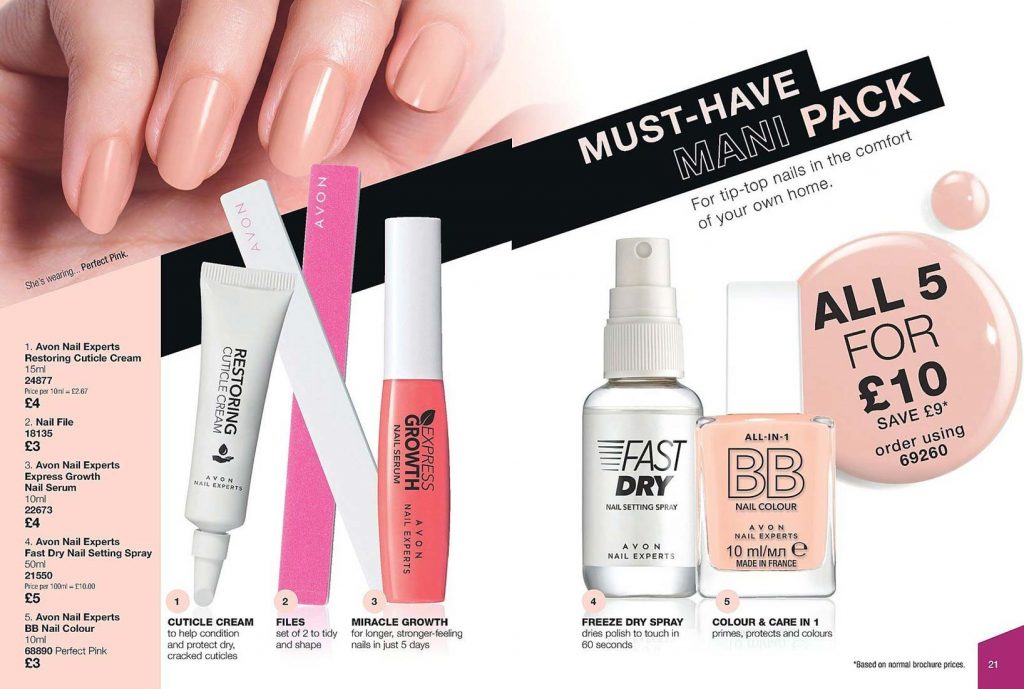 Avon Campaign 16 2019 UK Brochure Online - must have mani pack