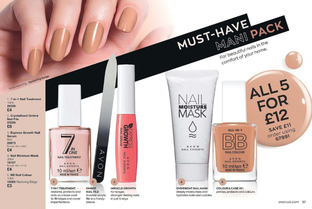 Avon Campaign 1 2020 UK Brochure Online - must have mani