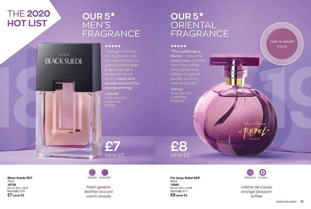 Avon Campaign 3 2020 UK Brochure Online - black suede and far away rebel