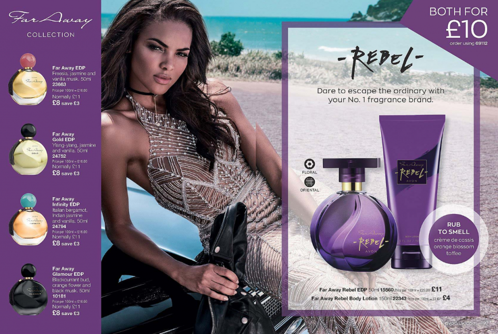 Avon far away perfume