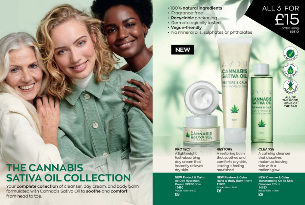 Avon Campaign 7 2020 UK Brochure Online - new cannabis sativa oil collection