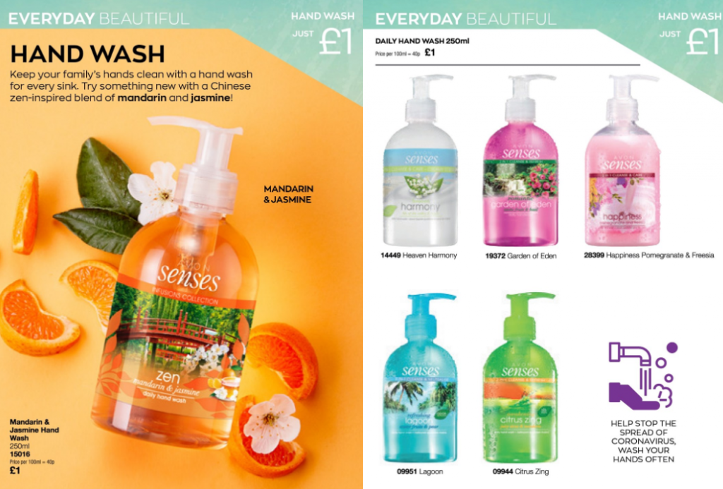 Avon Campaign 9 2020 UK Brochure Online - hand wash