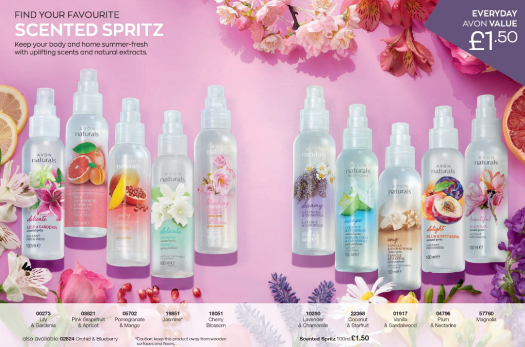 Avon Campaign 9 2020 UK Brochure Online - scented spritz