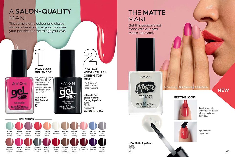 Avon Campaign 12 2020 UK Brochure Online - Gel Shine nail wear