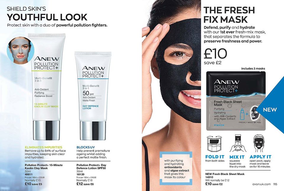 Avon Campaign 12 2020 UK Brochure Online - fresh fix face mask