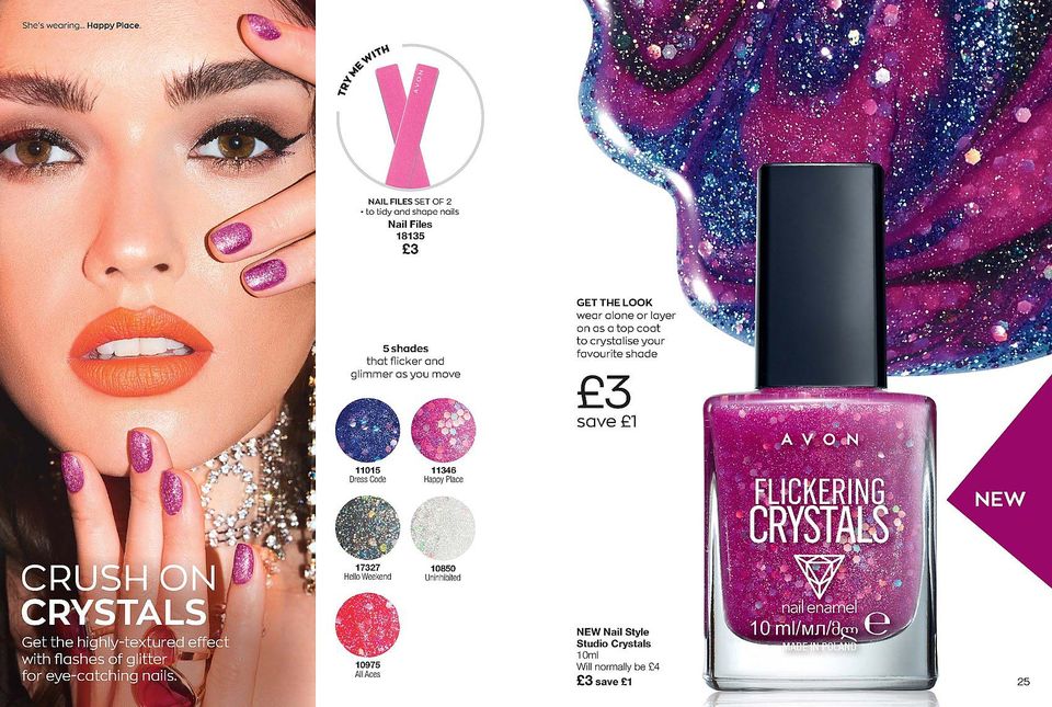 Avon Campaign 13 2020 UK Brochure Online - crystal nails