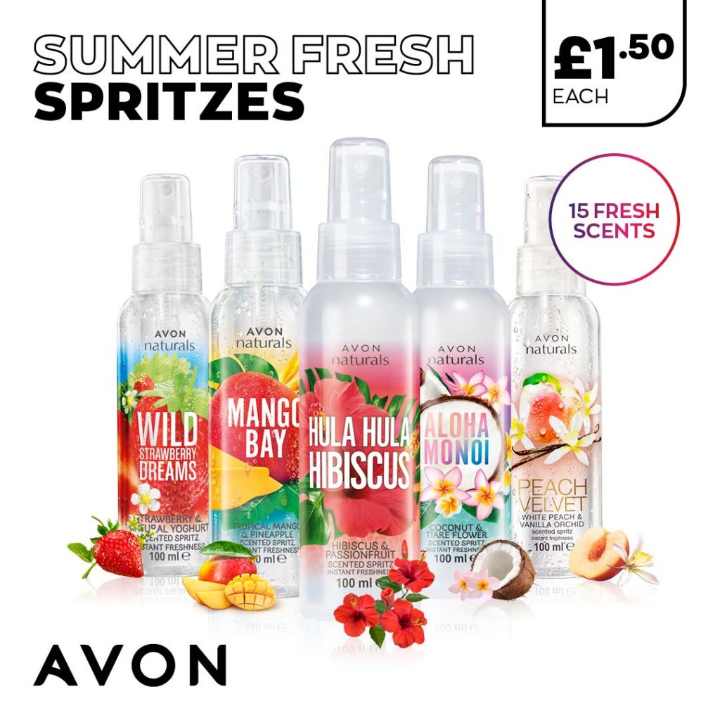 Avon Campaign 8 2021 UK Brochure Online - Avon Naturals Scented Spritz