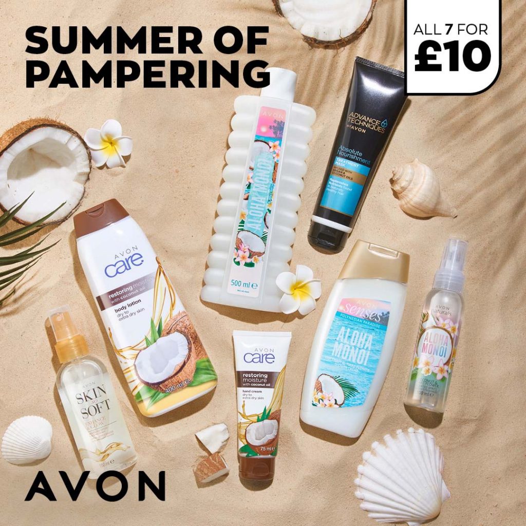 Avon Campaign 8 2021 UK Brochure Online - Summer of Pampering Pack