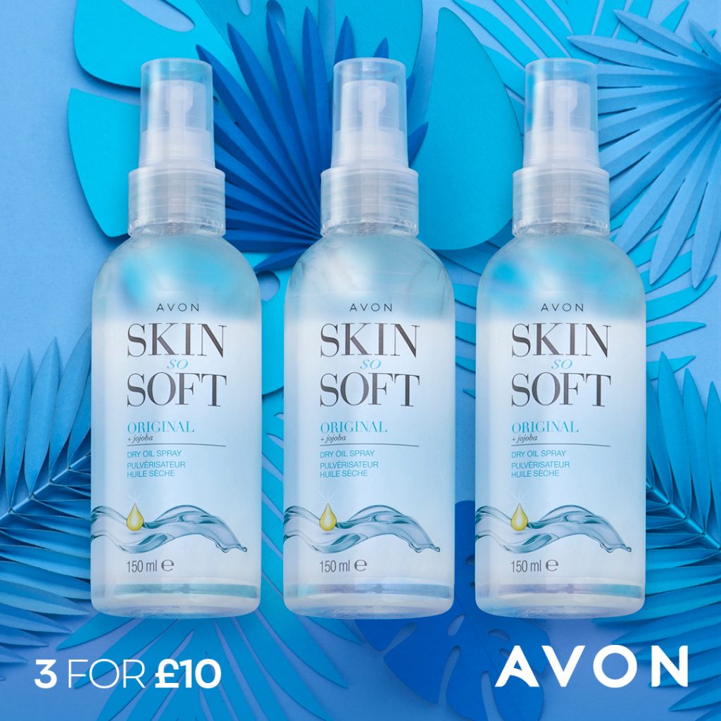 Avon Campaign 5 2022 UK Brochure Online - skin so soft dry oil spray
