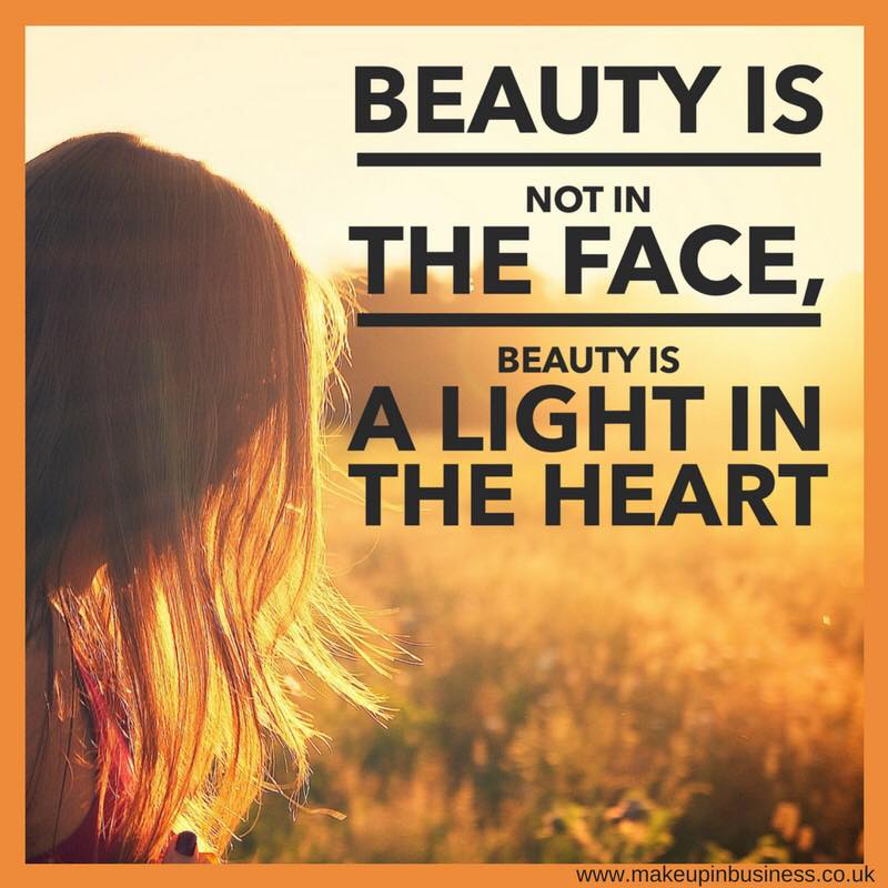 Beauty is not in the face - beauty is a light in the heart
